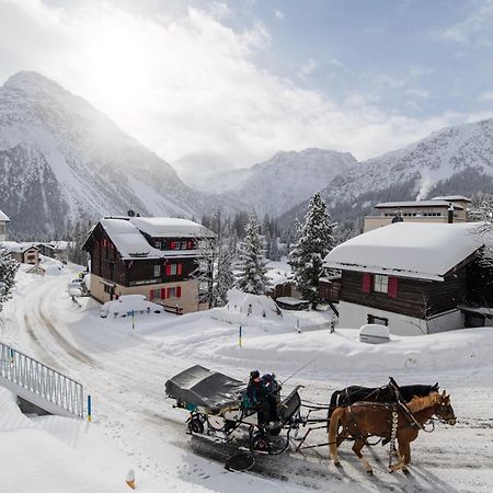 Haus Burgermeister Wohnung Tschirpen Arosa Exterior foto